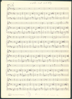 נושא מס. 1 לסרט טלויזיה (כתב יד).