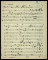Quintet for Clarinet and String Quartet. Op. 111a (manuscript).