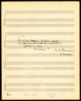 Wiegen wagen, gugen gagen... (manuscript) / (Gottfried v. Neifen), Minnesänger, M. Natrowski.