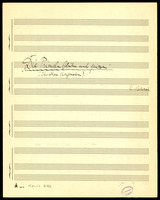 Die Primeln blühn und grüßen (manuscript) / Christian Morgenstern, M. Natrowski.