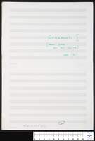 Ornaments I (manuscript) / Mark Kopytman.