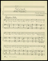 Heimat (manuscript) / Christian Morgenstern, M. Natrowski.