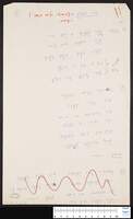 שיר הגרגרן (עבוד - כתב יד).