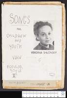 Songs for children and youth : for voice alone and voice with piano (manuscript).