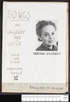 Songs for children and youth : for voice with piano (manuscript).
