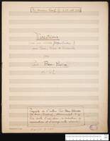 Variations on a Palestinian folksong, op. 22 : for piano, violin and cello (manuscript).