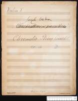 Chromatic quartet op. 26 (manuscript).
