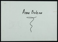 תוכניות במה - 'Anna Bolena', בולוניה.