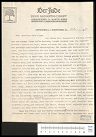 Buber an S. Niger.