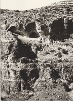 Israel - Caves in Wadi Nemer, en route to Adamit settlement.