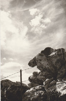 Israel - Rocks after land preparation in Zar'it.