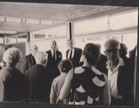 Mikveh Israel - Sir d'Avigdor Goldsmid, JCA's president, visits the Mikveh Israel agricultural school.