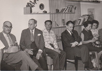 Kiryat Gat - Visit to the Shafir Regional Council led by Sir Henry d'Avigdor Goldsmid.