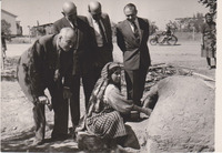 Kiryat Gat - Visit to the Shafir Regional Council led by Sir Henry d'Avigdor Goldsmid.