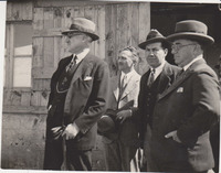 Be'er Tuvia - Visit of Lord John Robert Chancellor, British High Commissioner to Palestine, Dr. Arthur Ruppin, Dr. Charles Passman, Dr. Maurice Beck Hexter.