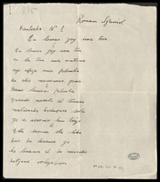 Jerusalem (manuscript) : text in Ladino.