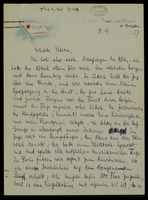 Travel to Tunisia and Algiera (manuscript) : correspondence from Lachmann to his parents.