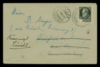 Leerer Briefumschlag von Gustav Landauer an B. Mayer.