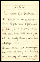 Brief von Georg Kaiser an Gustav Landauer.