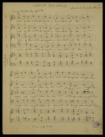 Lord of the world (manuscript).