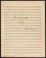 Streichquartet. Op. 17 (manuscript). 1923.