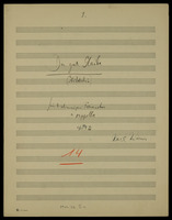 2 Choral Songs. Op. 14 (manuscript). 1923.