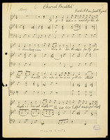 Chewrech Borschtsch (arrangement - manuscript).