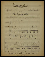 Barcarola (manuscript).