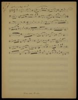 Solfege execices (manuscript).