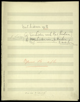 5 Lieder. Op. 16b (manuscript).
