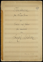 Tambourin : für Violin und Klavier, frei beararbeitet (arrangement - manuscript).