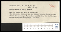 Briefe an Moritz Lazarus.