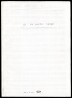Ir me Quero Madre (Arrangement - photocopy of manuscript).