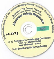 "Sounds in the Desert" Festival Alexander Uriyah Boskovich. .[sound recording]