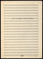 Ir me quero la mi madre ... (manuscript).