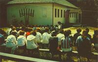 Outdoor Sabbath Service at Klein Chapel.