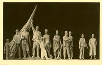 Peastik gruppe für die nationale Gedenkstätte Buchenwald von Professor Fritz Cremer, Berlin.