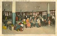 Railroad Ticket Room at Ellis Island – הספרייה הלאומית