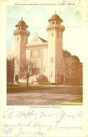 The Souvenir Publishing and Mercantile Company, Denver. Temple Emanuel, Denver.