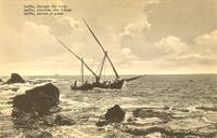 Jaffa, through the rocks Jaffa, zwischen den Felsen Jaffa, travers la passe – הספרייה הלאומית