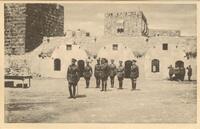 The visit of the Duke of Connoaught to the Barracks, Jerusalem (Eretz Israel - Palestine).
