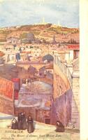 The Mount of Olives from Mount Zion, Jerusalem (Eretz Israel - Palestine) – הספרייה הלאומית
