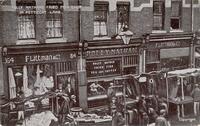 POLLY NATHANS FRIED FISH SHOP IN PETTICOAT LANE.