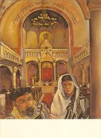 The Two Jews (Interior of Osnabruek Synagogue).
