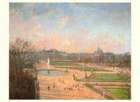 The Tuileries Gardens, Afternoon, Sun.