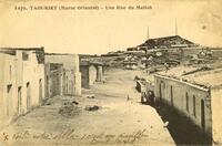 Taourirt (Maroc Oriental) - Une Rue du Mellah.
