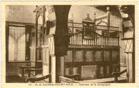 Ile de Djerba-Houmt-Souk. - Intérieur de la Synagogue.