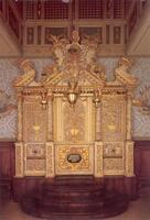 The Torah Ark in the Virrotio Veneto Synagogue, Italy, 1701.