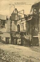 Le Maroc Illustré FEZ. - Poste Française du Mellah après le pillage P. Schmitt phot. (?).