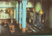 Interior of Danan Synagogue in Fes (Morocco).